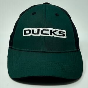 University of Oregon Ducks Hat Baseball Cap NCAA College Green Black Strapback